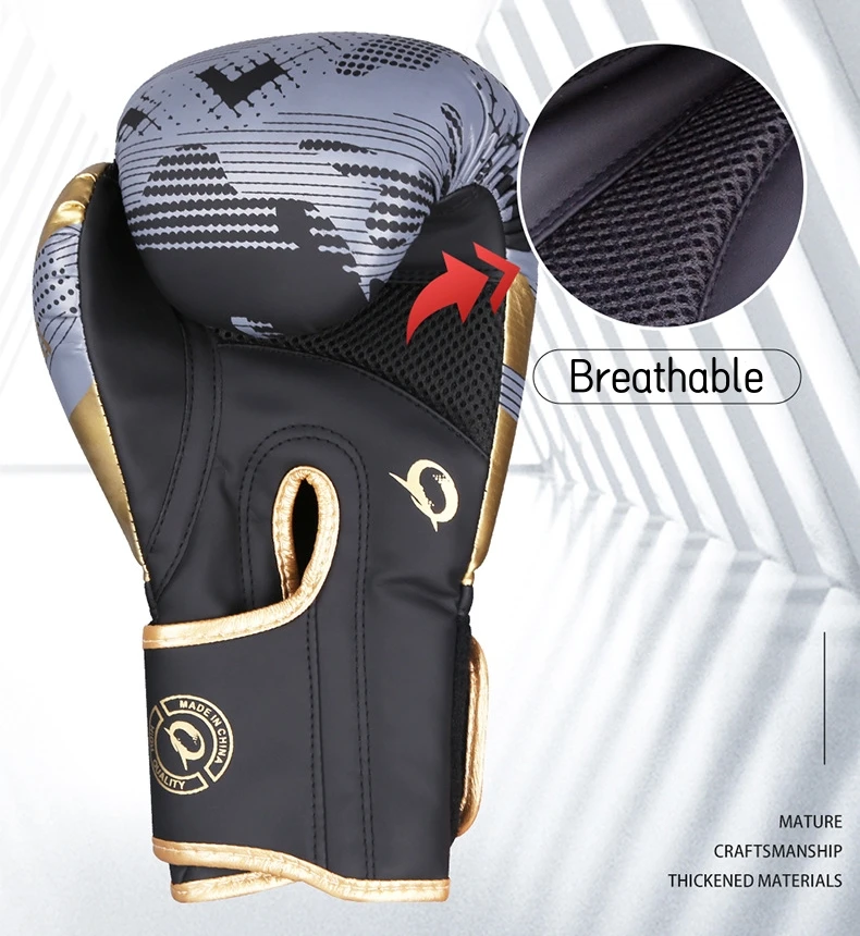 Wholesale Custom Boxing Gloves Professional Gym Training Fighting Muay Thai Gloves Kickboxing Punching Bag MMA Boxing Gloves