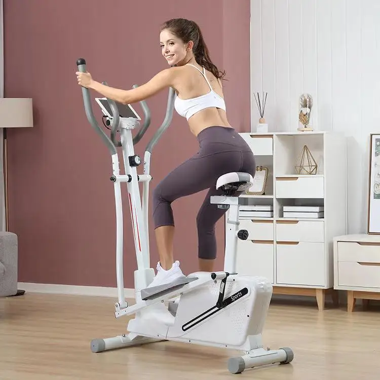 
Magnetic Elliptical Cross Trainer Fitness Exercise Equipment Spinning Bike 
