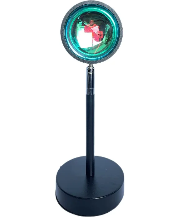 Светодиодная проекционная лампа Sunset, вращающаяся на 180 градусов закатная лампа, ночной прожектор, светодиодная лампа