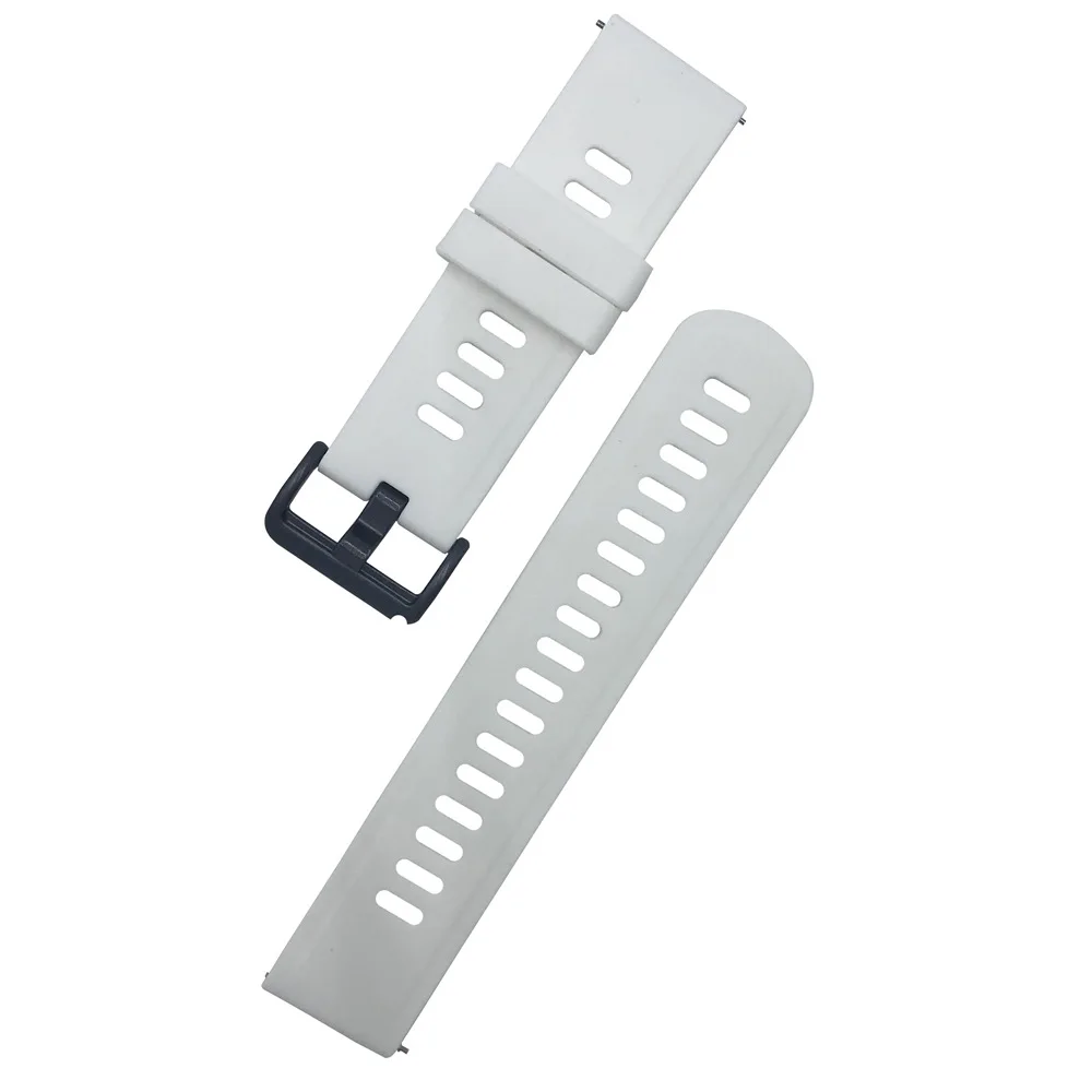 Классический силиконовый сменный ремешок для часов 20 мм 22 Samsung Huawei Amazfit Haylou Mibro и Garmin