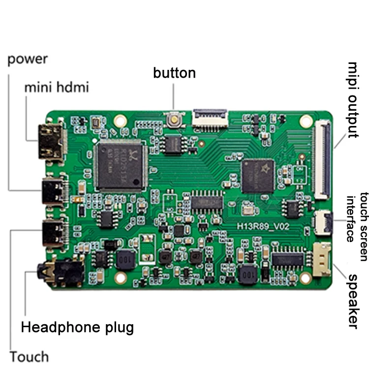 5.5 Inch HD-MI to MIPI Driver Board LS055T1SX011080x1920 LCD Panel Raspberry Pi Display Screen