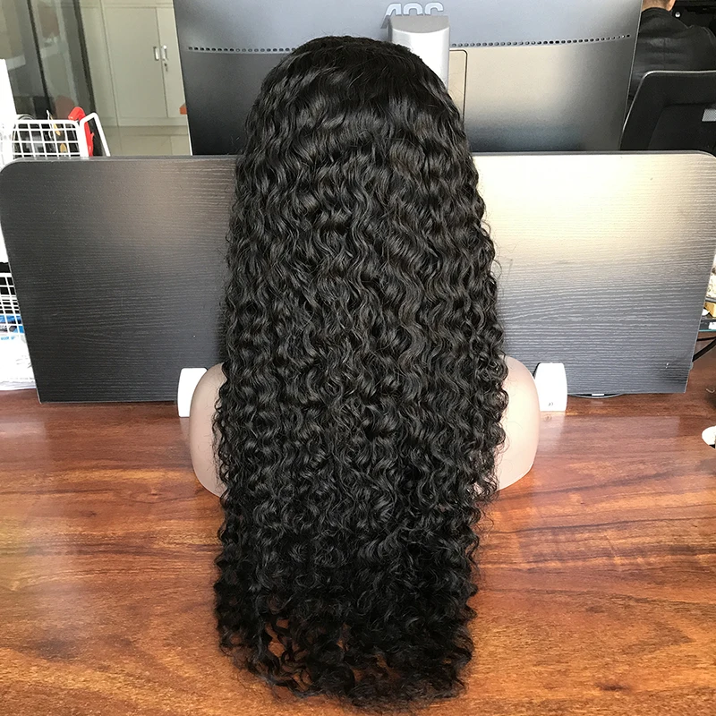 
Cheap brazilian 150% 13*4 lace front real hair wig, pre plucked frontal water wave wig,100 human wigs virgin hair lace front 