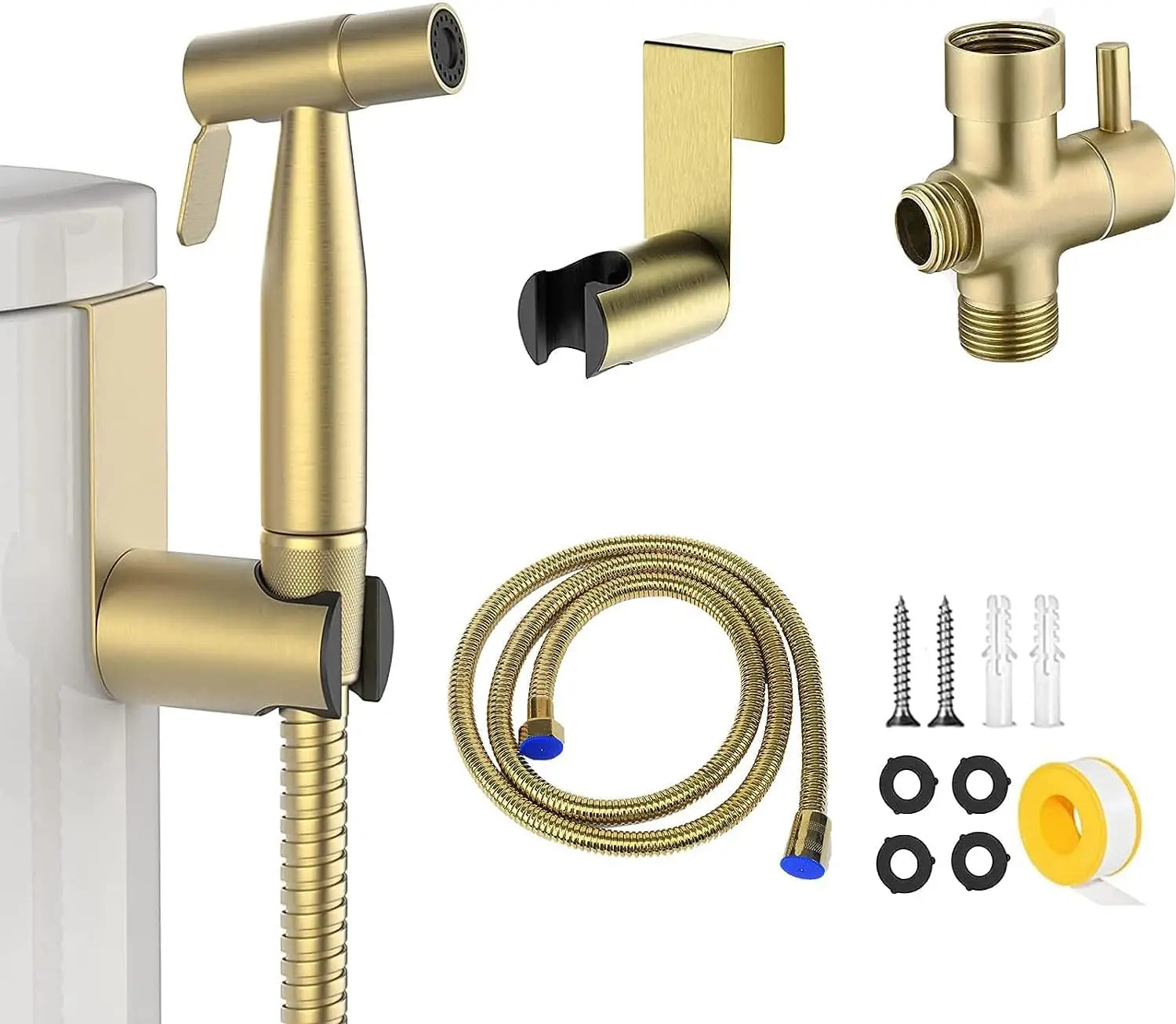 Professional Manufacture Stainless Steel Pressure Portable Handheld Toilet Bidet Sprayer