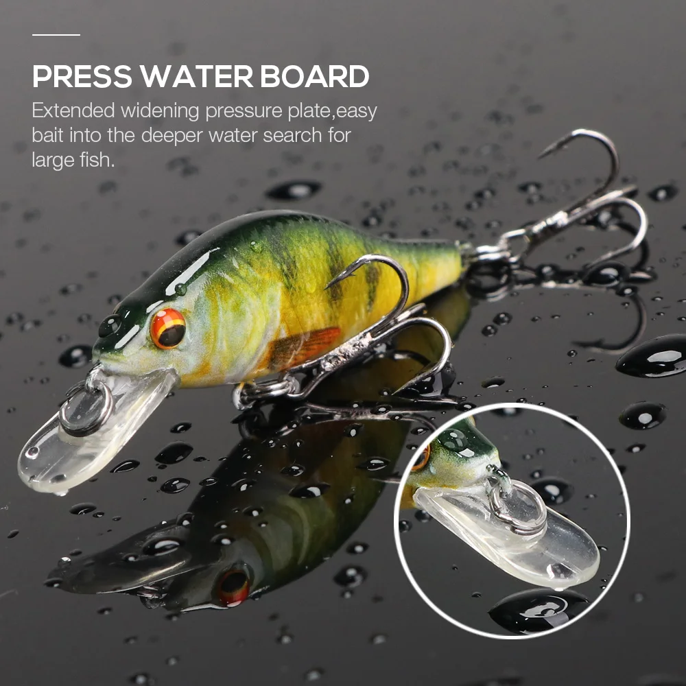 bulk carp fishing tackle wholesale artificial swim bait square bill small crankbaits deep diving hard lure minnow