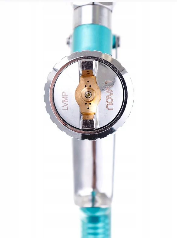 NOVA 1 Original Auarita Spray Gun LVMP Nozzle 1.3mm Gravity Feed Blue 600ml for car