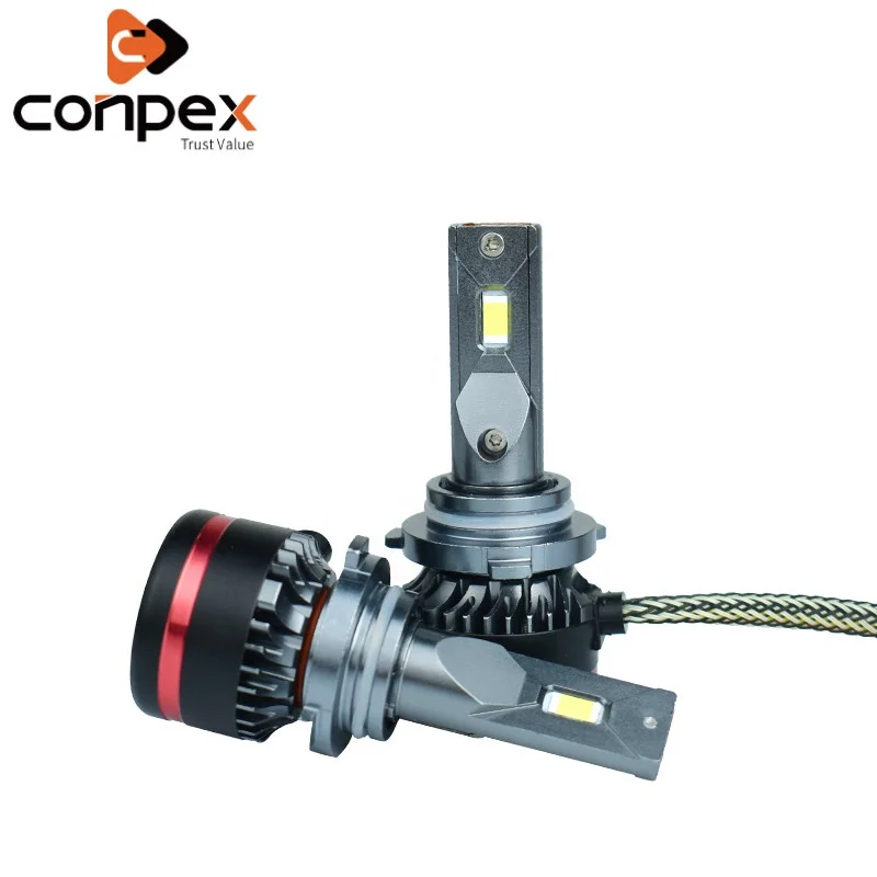 Conpex New Product M8 9006 LED Headlights 45W 6500K Imported LED All Car 360 Degree CE ROHS Built in Fan with Patented Product