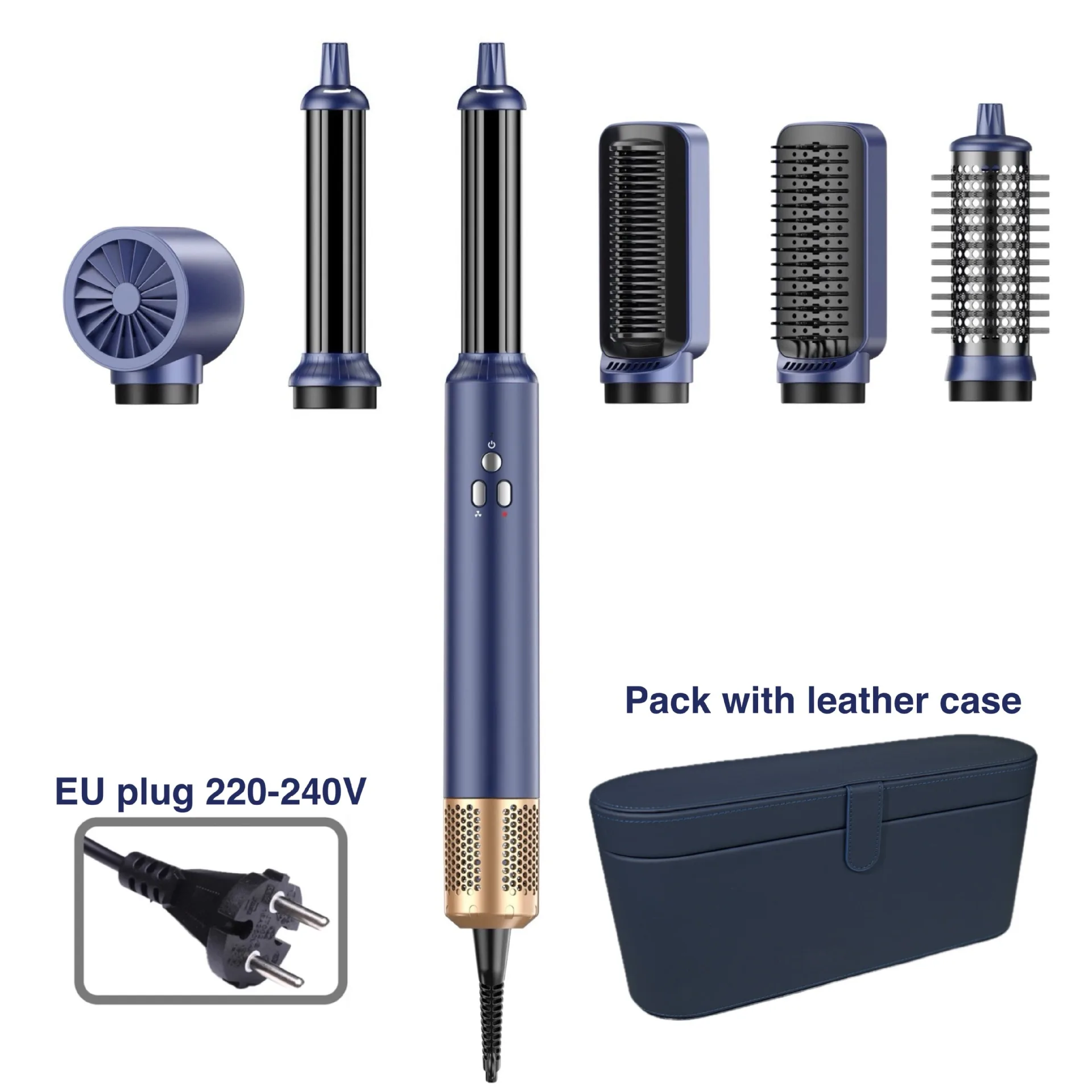 Hair Dryer Brush with 110,000 RPM High-Speed Negative Ionic Blow Dryer, Automatic Curling Iron, 6 in 1 Hot Air Styler hair dryer