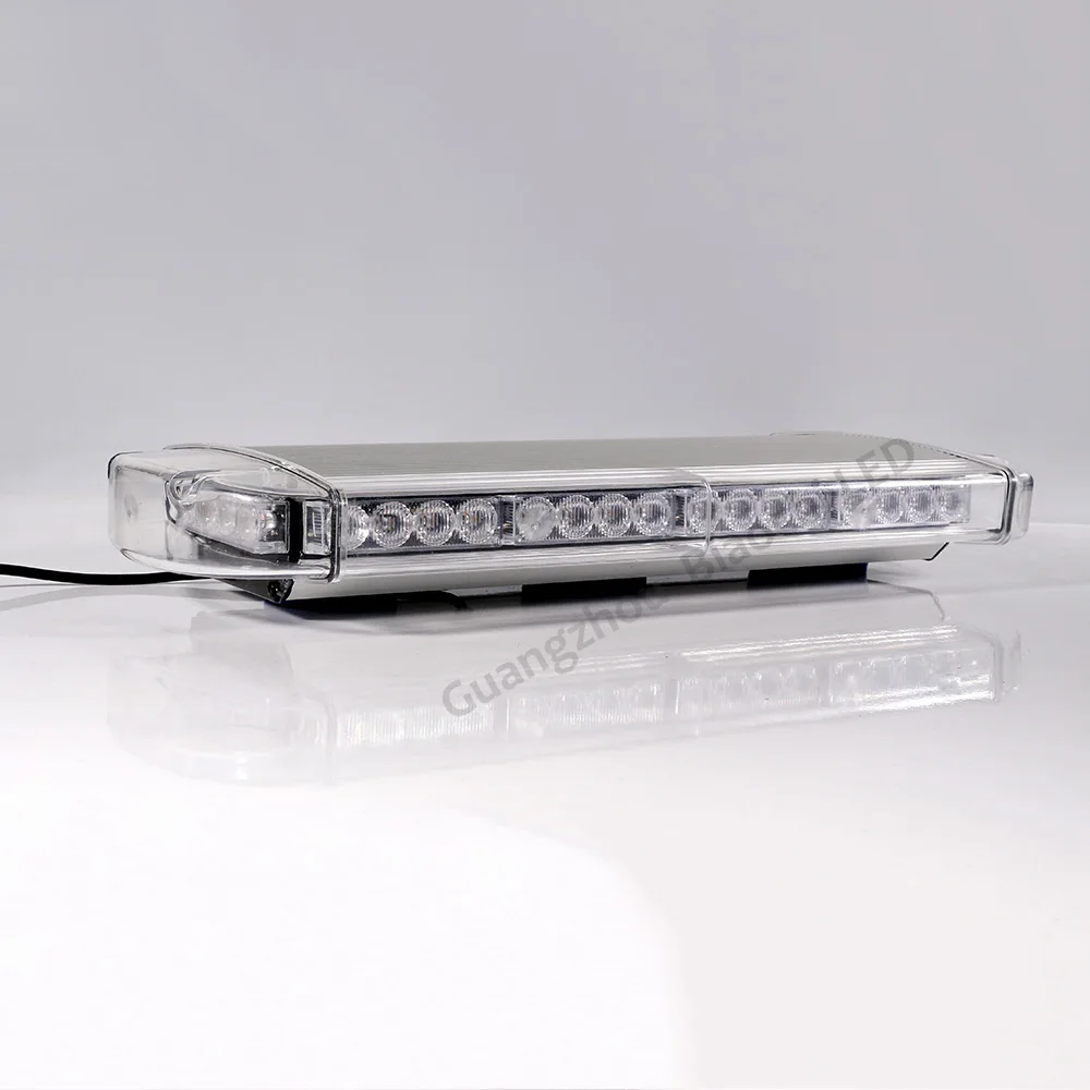 New Amber 360 Degree Visibility Roadway Safety Magnet Car Rooftop Flasher 40 LED Warning Bar Light Strobe 21' 54CM 12V - 24V