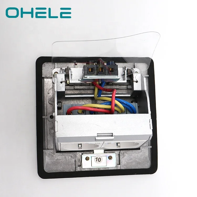 В европейском стиле из водонепроницаемого материала на всплывающий Тип Пол Сокете розетка электрические розетки