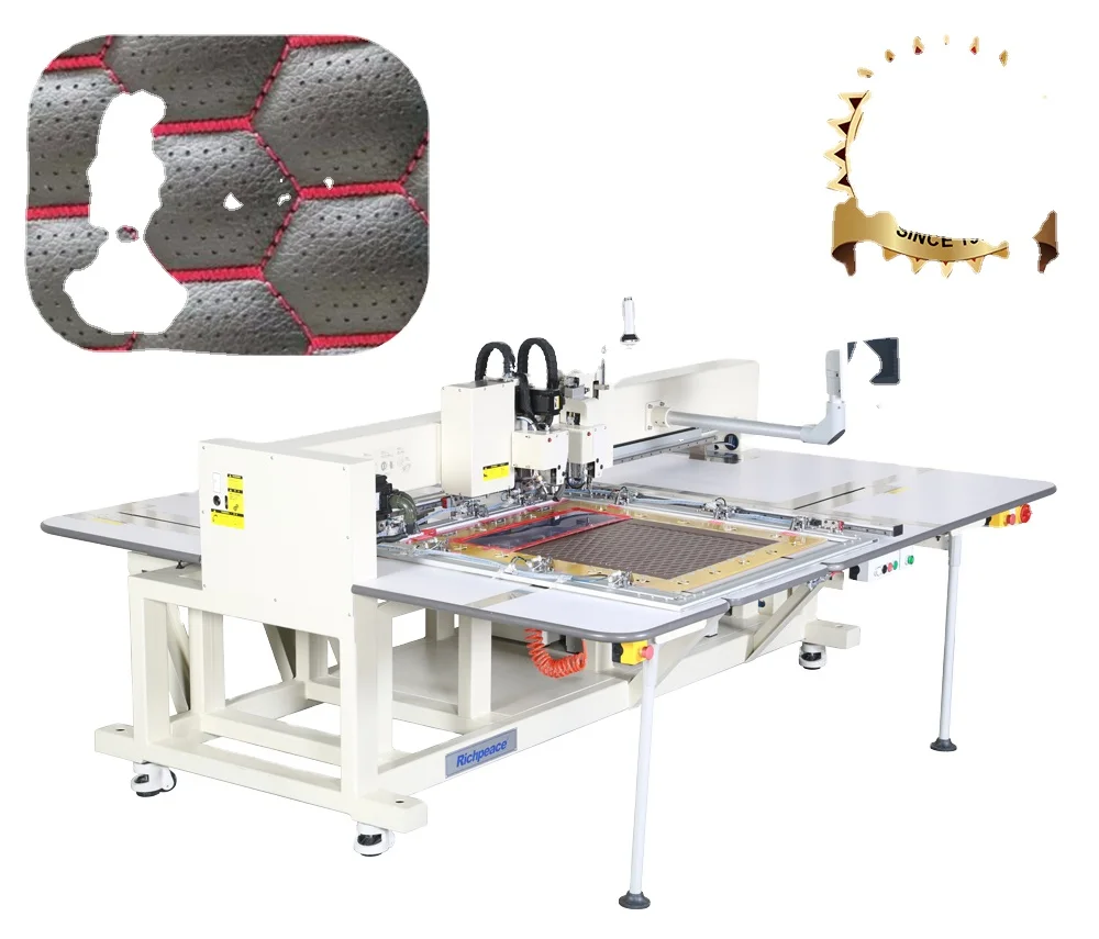 Кожаная перфорация и швейная машина Richpeace для салона автомобиля кожаный чехол сиденья дивана