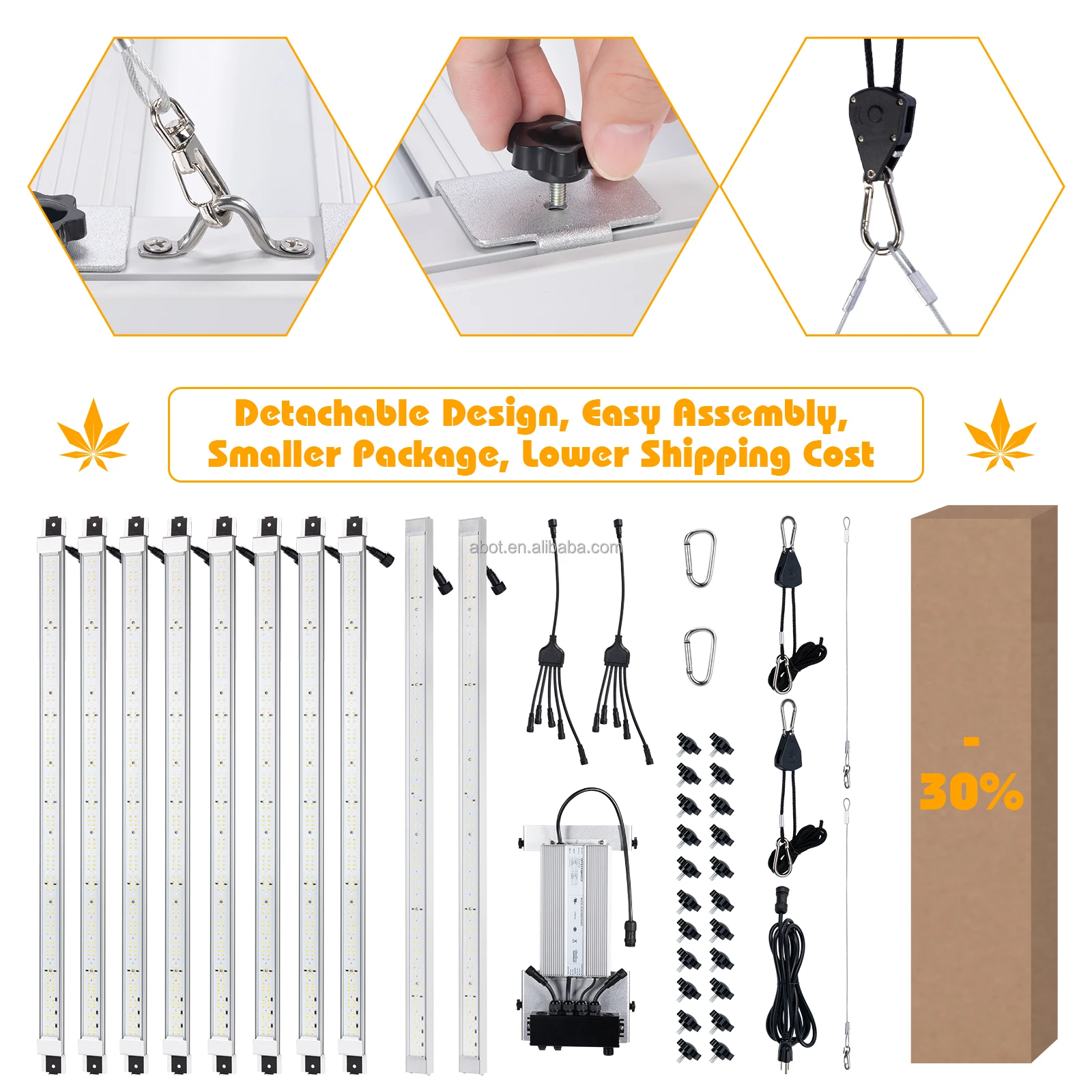 Uniform PPFD distribution led grow light 800W Inventronics driver 8+2 led bar indoor plant Samsung lm301h led grow light