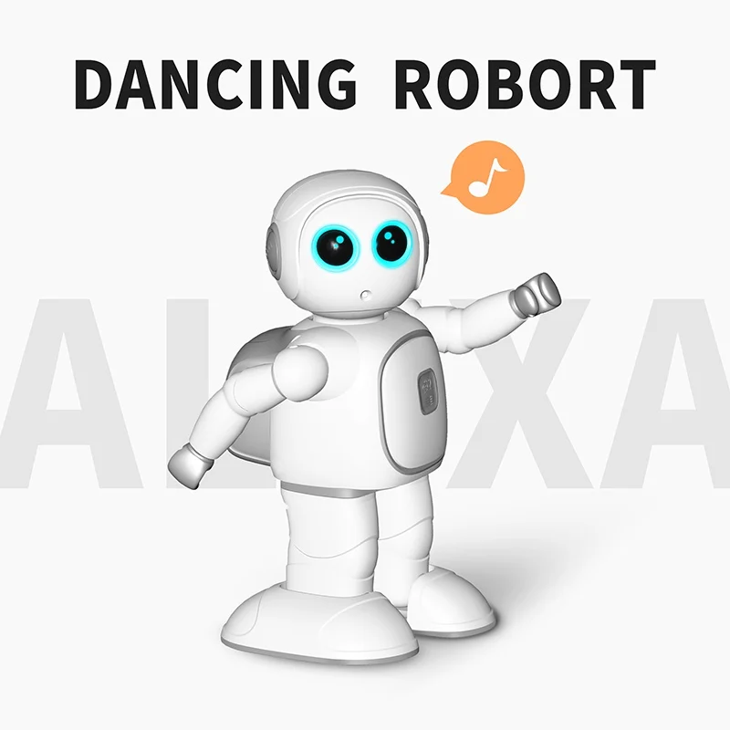 Reeman Music Kids Robot Toy Interactive Intelligent Artificial Intelligence Kids Toy Robot Voice Control Cute Telefono Wifi APP