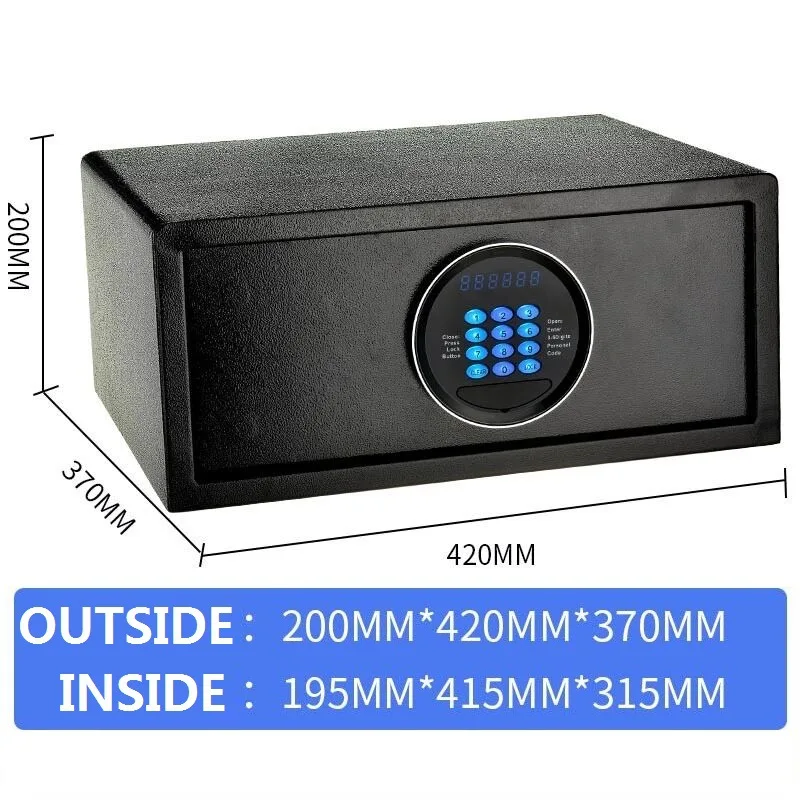 Factory direct hotel safe wardrobe storage box password anti-theft box valuables anti-theft safe deposit box