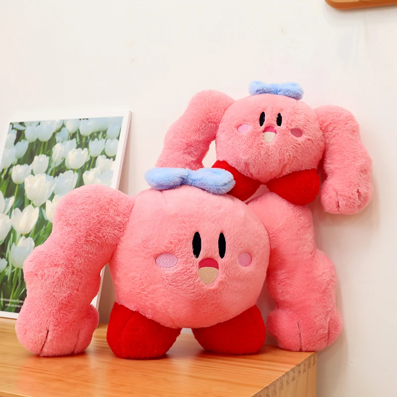 Muscle Kirby Birthday Gifts Custom Wholesale Plush Toy Stuffed Animal Toys for Kids
