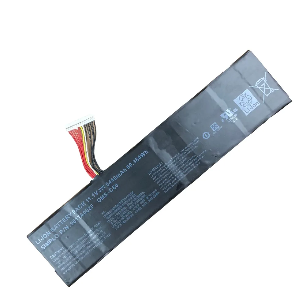 
11.1v 60.384wh/5440mAh GMS-C60 laptop battery for Blade R2 17.3inch GMS-C60 961TA002F 