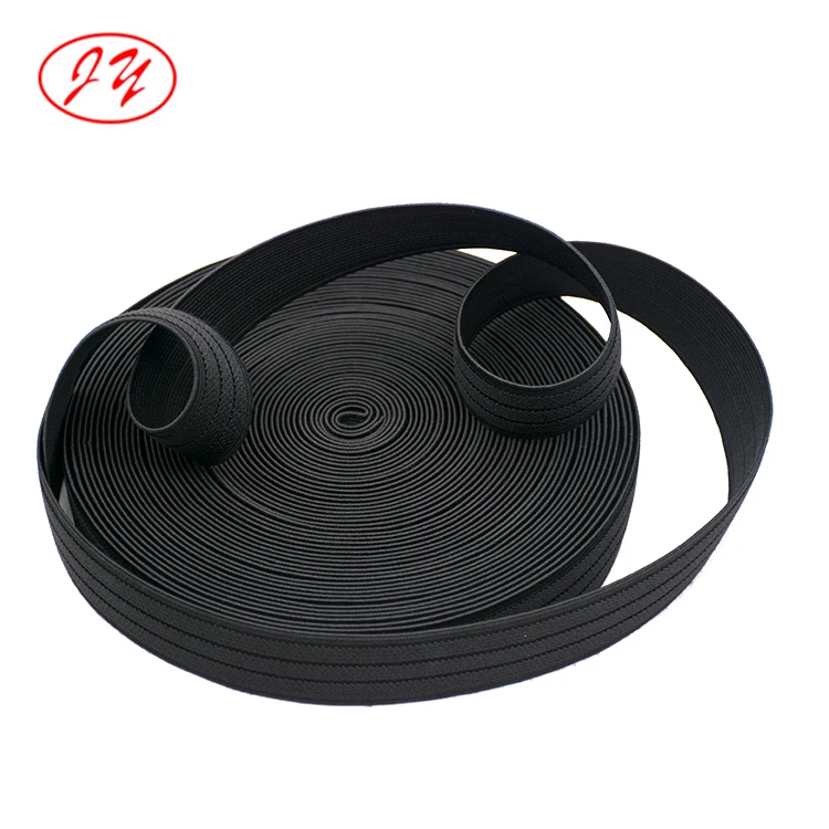 Elastic Webbing Tape 1 Inch Wide Knit Spool Heavy Stretch High Elasticity Band Polyester Woven Webbing