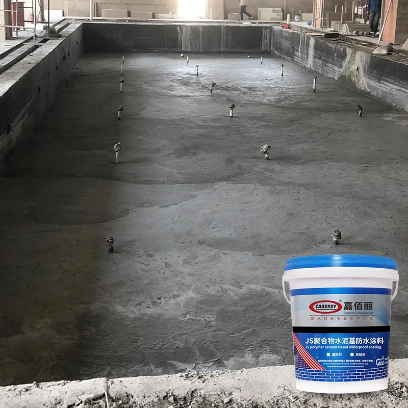 Polymer Cement Coating Layer JS Composite Anti  Crack Fish Pond Crack Glue Water Proofing Of Breeding Farm