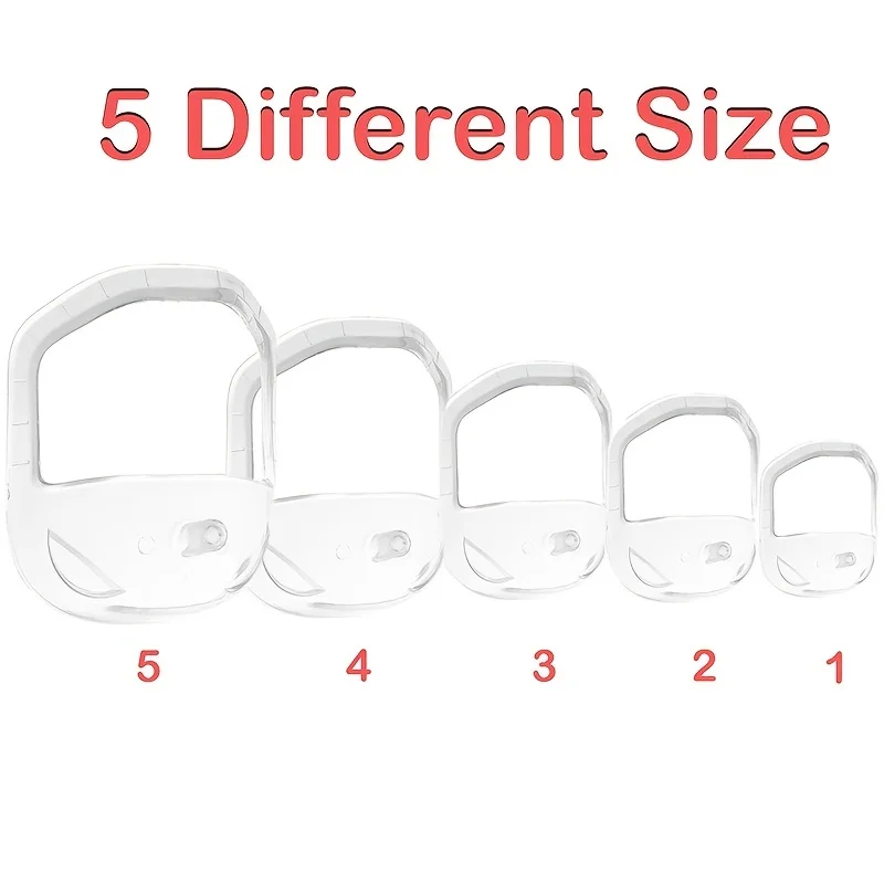 Men Beard Styling Tool Men Beard Goatee Shaving Template Beard Shaving Face Care Modeling Grooming Gift for Husband 5Pcs