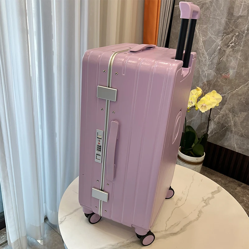 2023 Factory New Design Business trip Travelling Bags Trolley Luggage With Cup Holder and USB charging suitcase