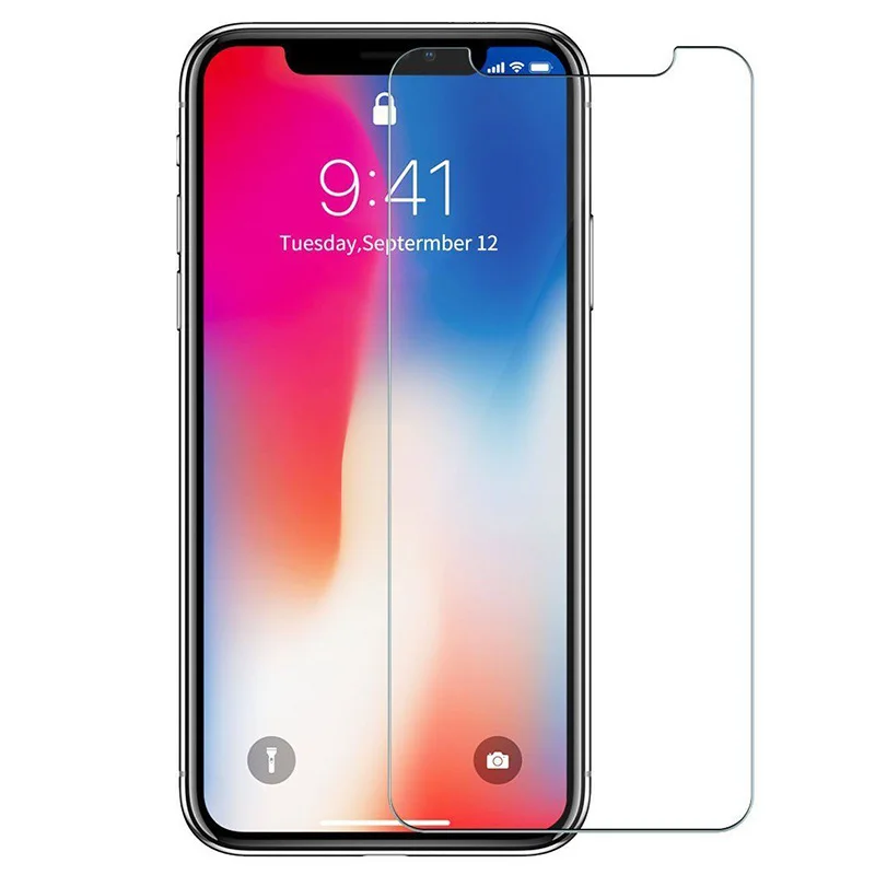 Защита экрана для iPhone 12 Pro Max 6 7 дюйма пленка из закаленного стекла твердость 9H 2.5D Edge без пузырьков устойчивая к