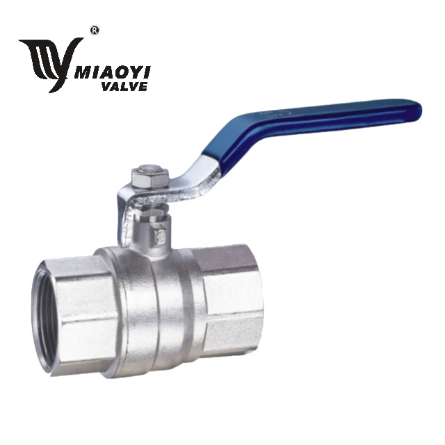 Miaoyi  Factory Household thickened steel handle 1/4 inch to 2 inch Brass Ball Valve
