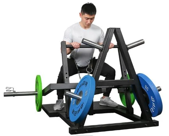 Home gym squat machine adjustable weight Hammer Strength Plate Loaded Hip Belt Squat Machine RUIBU-2009