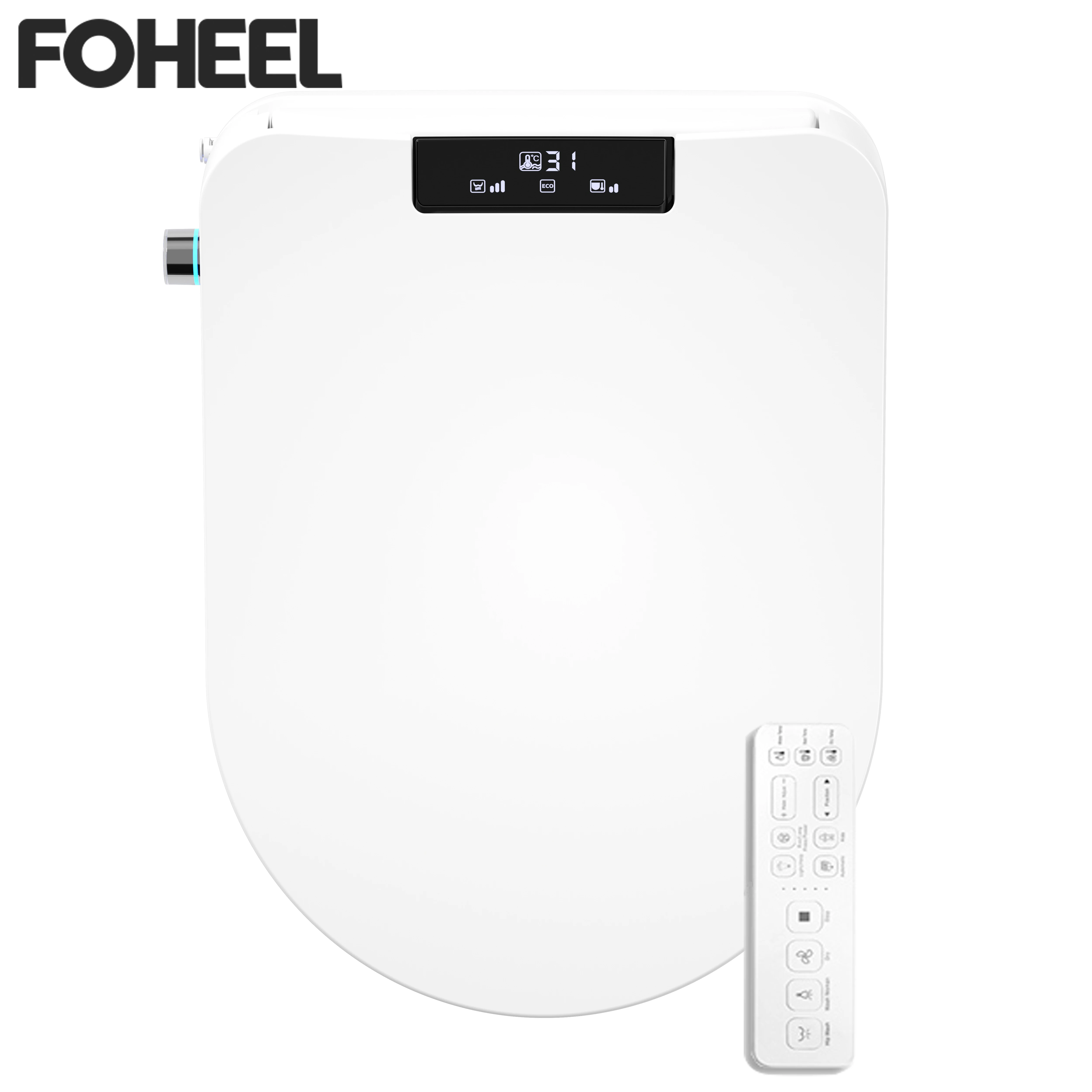 Умная умная крышка для унитаза FOHEEL с распылителем из нержавеющей стали