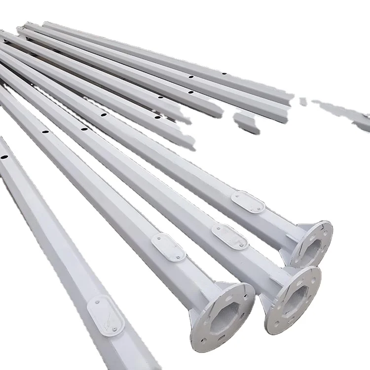 Factory sales 6 9 12 16m ip65 30 60 90 w solar led street light pole