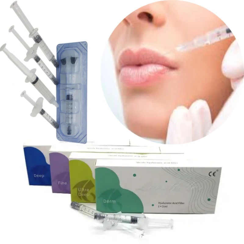 Hyaluronic Acid Gel Injection Lip Filler Anti-wrinkle Cross Linked Ha Dermal Filler