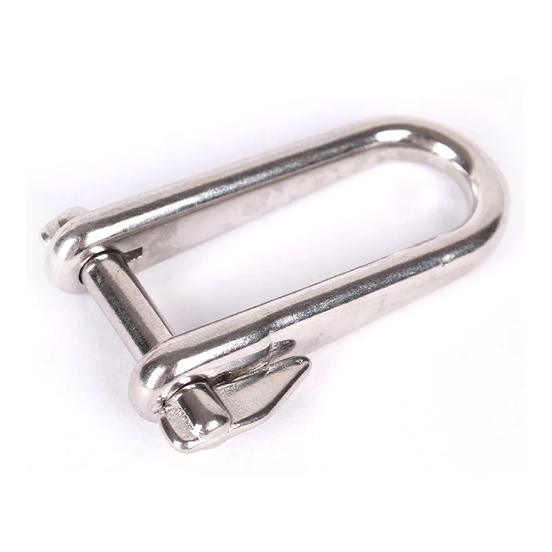 2024 Hot Sales 304 316 Hayard D Ring Crossbar Shackle Safety Lock Pin With Self Locking Screw Pin