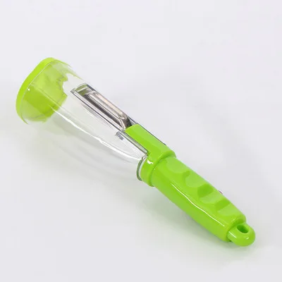 Multifunctional Storage Peeling Knife With Barrel Vegetable Fruit Peeler Potato Carrot Cucumber Skin PeelerKitchen Accessories