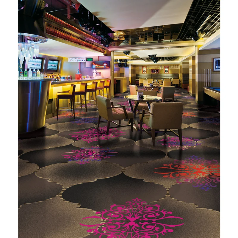 Wall to wall nylon printed Restaurant banquet hall Carpet