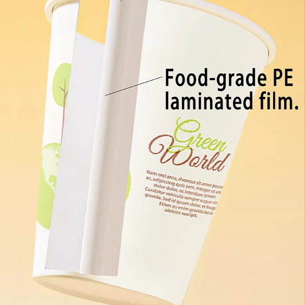 Flexography printing custom logo 16OZ ice cream disposable paper cup