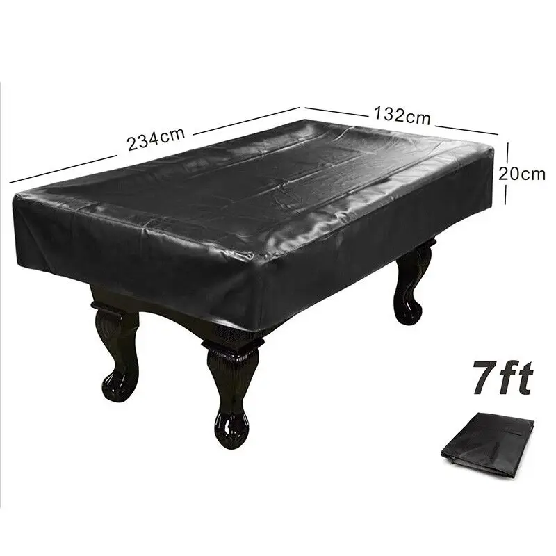 Hot Sale Rubber Leather Snooker Pool Table Cover 7ft Billiard Table Cover