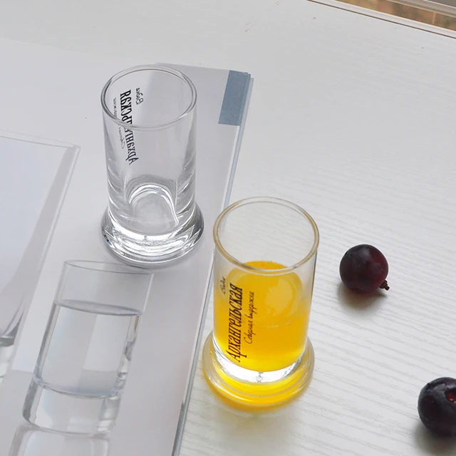 factory produce Clear flat bottom shot glass & Straight cocktail glass 55ml/1.8oz