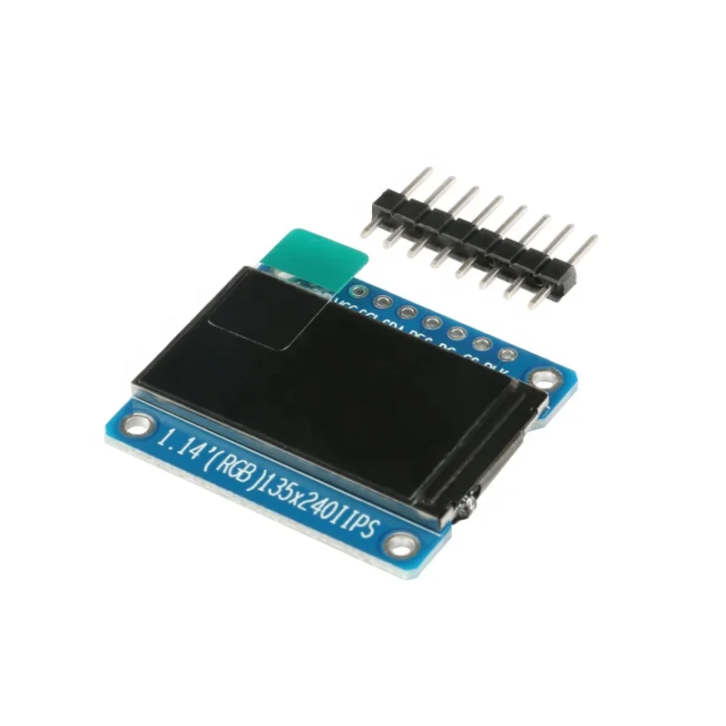 1.14 Inch TFT Display Module HD IPS LCD Module LCD Resolution 135X240 SPI Interface ST7789 8 Pin