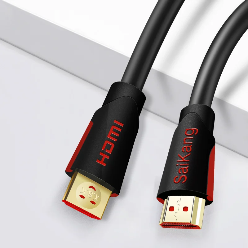  Цветной позолоченный штекер-штекер HDMI к 4K 60 Гц 3D 1080P Стандартный 1 5 м 2 3 10 15 20 0 кабель по заводской