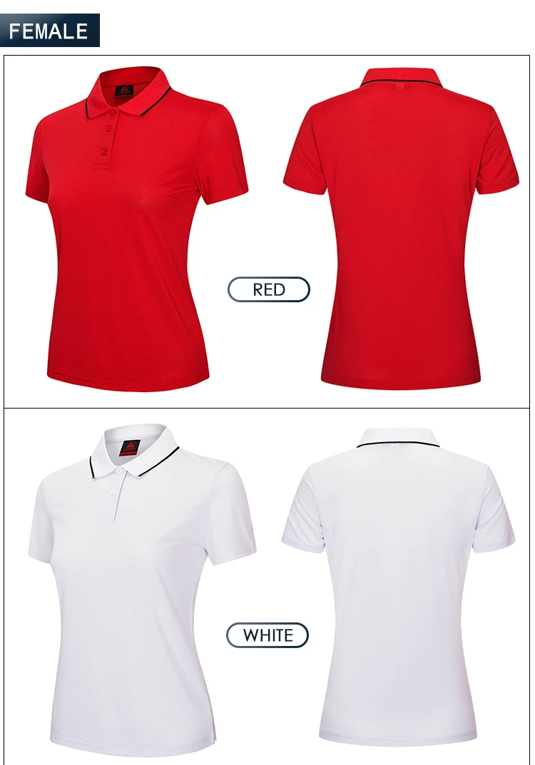Lidong custom made couple polo shirts cotton polo tshirts for women fluorescent color logo design plain golf shirts