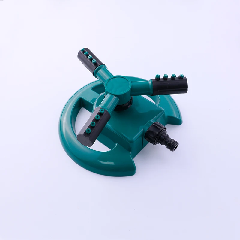 High quality Automatic Rotating Plastic 3-arm garden irrigation watering sprinkler equipment for lwan