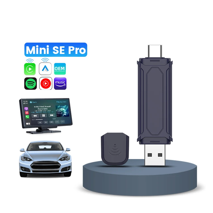 Carlink 851 Tpc Mini Se Pro Smart Carplay Ai Box Android Carlinkit Wireless Car Play Box Usb Adapter In The Car Dongle For Apple