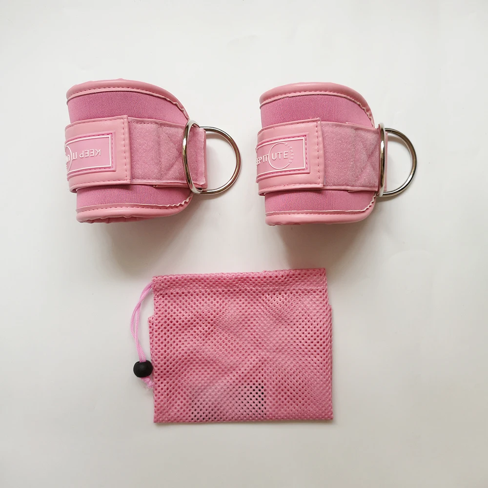 Thick Padded Glute Workout Leather Ankle Strap