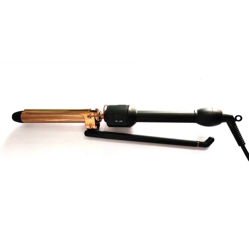 Marcel hair curling iron 1 inch professional salon stylist using Marcel hair curler rotating handle hair curling wand