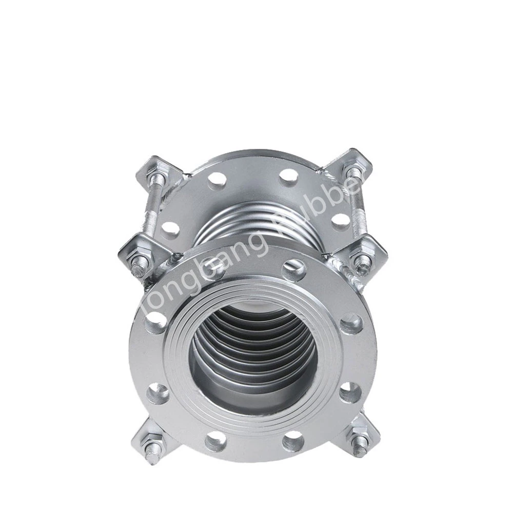 Compensator metal hose bellows flange connection metal compensator stainless steel bellows hose
