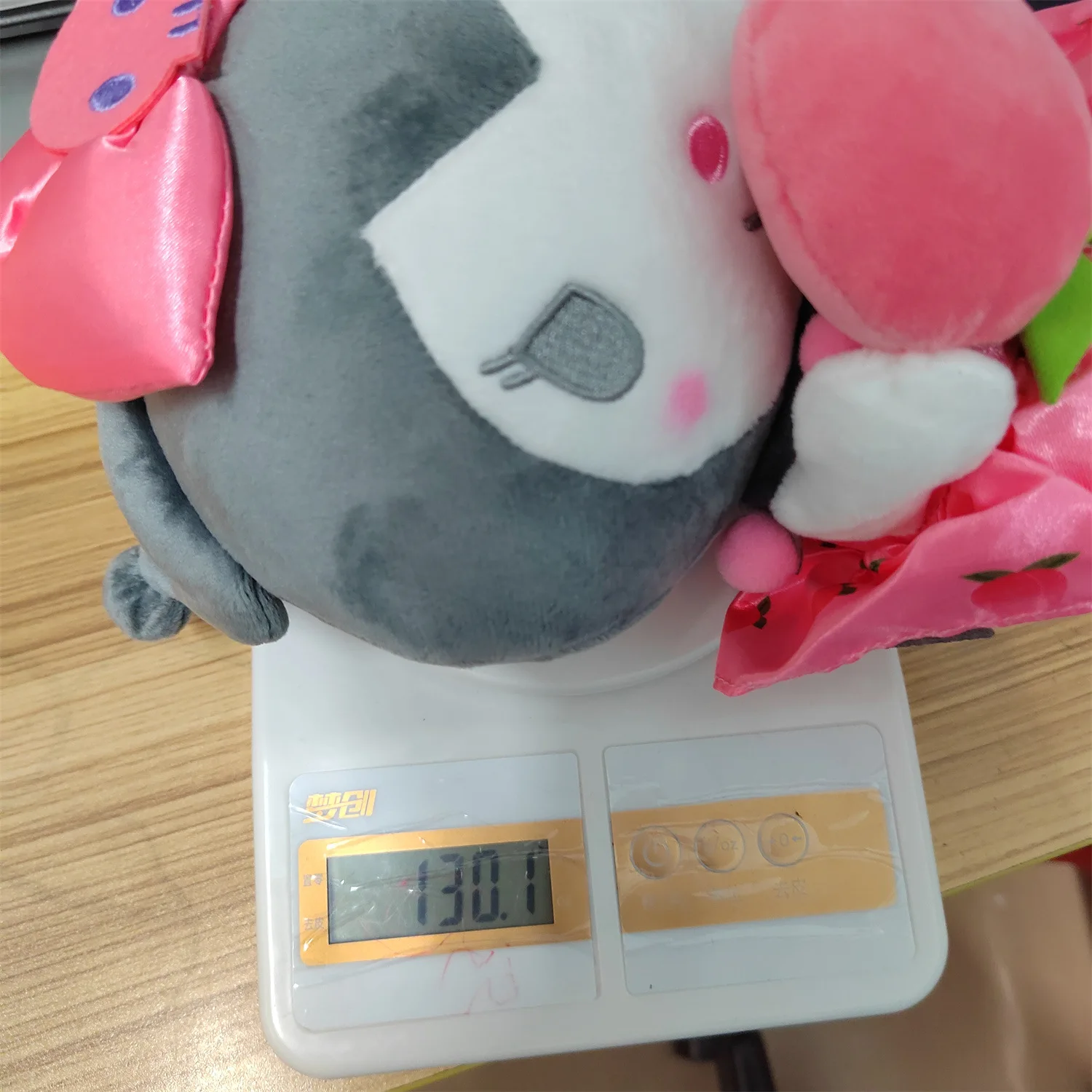 Kawaii Peach Series Plush Toy Kuromi Melody Plush Dolls Soft Stuffed Doll Room Decor Kids Girl Christmas Gift