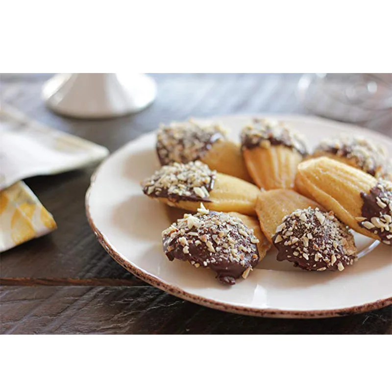 20 Cavity Silicone Shell Madeleine Molds for Jelly Ice Molds Chocolate Silicone rubber Mould Bakeware Non-stick