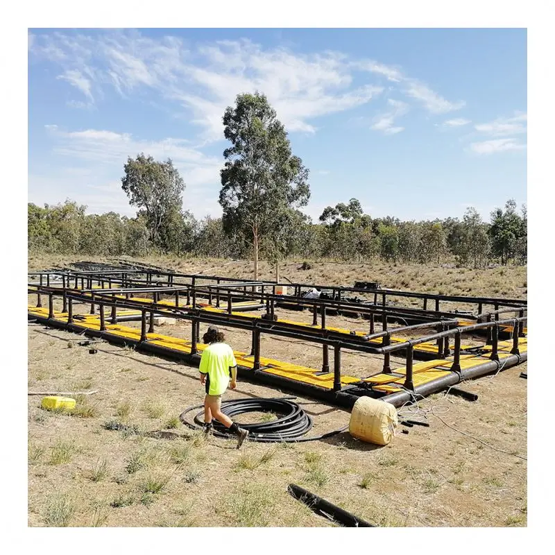 Fish cage farming system Fish cage pond Marine fish farming