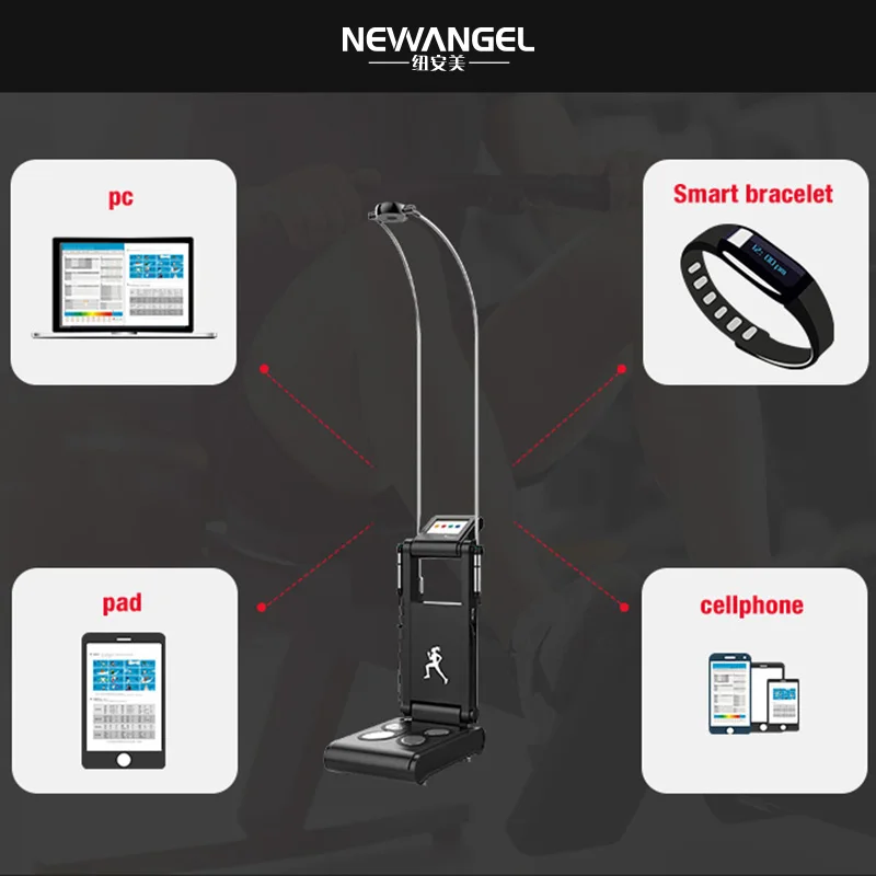 Newangel high quality multifunction health weight analysis body composition body fat bioimpedance analyzer