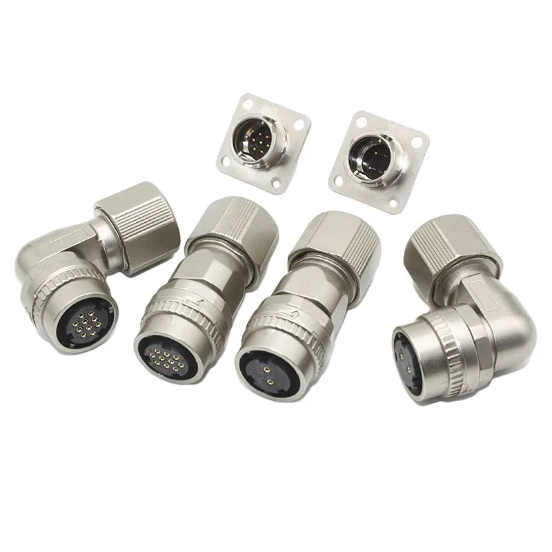 For Delta B3 A3 servo motor encoder plug CMV1-10S Brake connector CMV1-2S DDK connector