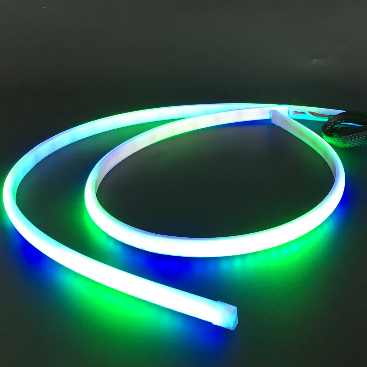 12 inch led lighting for new product chasing color DRL light Led Rgb Headlight