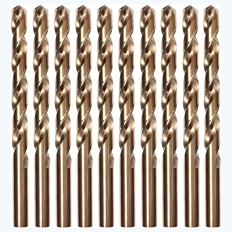 Din 338 HSS M35 Cobalt Straight/Parallel Shank Drill Bits Hole Drilling Twist Drill Bit for Metal/SS